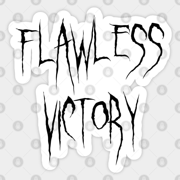 Flawless Victory Mortal Kombat Sticker by D_Machine